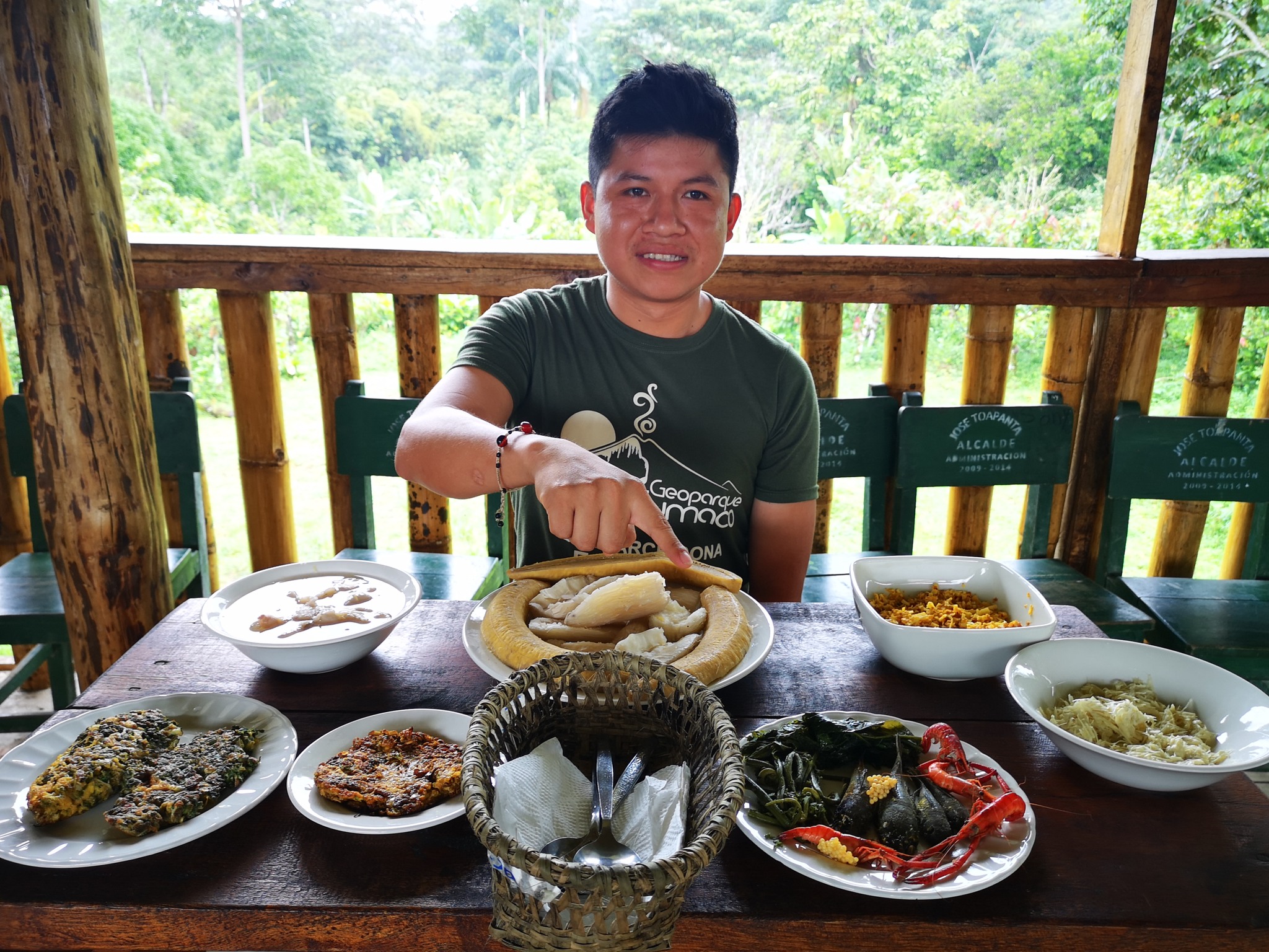 GASTRONOMÍA Geoparque Napo Sumaco